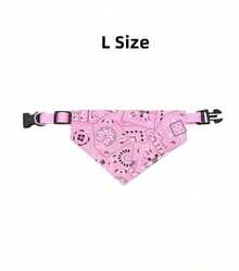 PETSIN 1 pieza Pañuelo triangular ajustable para mascotas perros y gatos, lavable, tipo bandana, collar, babero, decoración para el cuello de gatos, disfraz para fiestas de cumpleaños - Multicolor - Ver 13