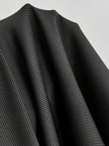 Elamini French Retro Plaid Contrast Lace Trim Square Neck Short Sleeve Fitted T-Shirt, Sweet & Spicy Design, Spring/Summer - Black - View 5