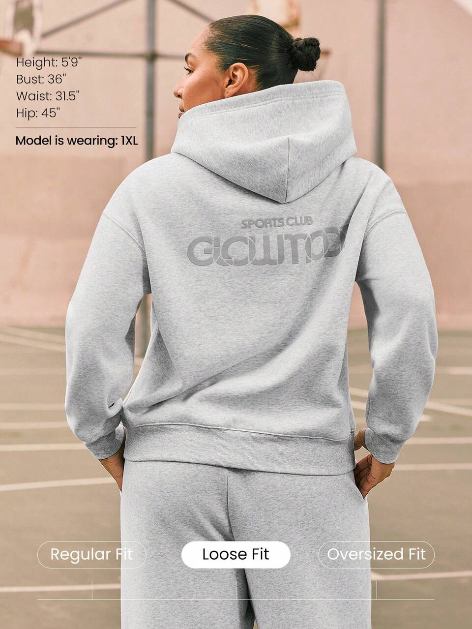 Plus Size Everyday Fleece Cozy Core Soft Warm Loose Fit Velvety Textured Print Drawstring Hoodie Daily Casual Wear