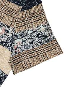 EMERY ROSE Women's Retro Striped Print Short Sleeve T-Shirt - Multicolor - View 4