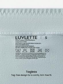 LUVLETTE 3条装纯棉高腰三角裤女士内裤套装 - 粉彩色 - 彩色 - 查看 9