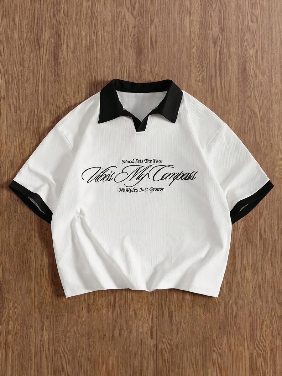 TOKVUE 男士Polo衫 - 米色 - 查看 1