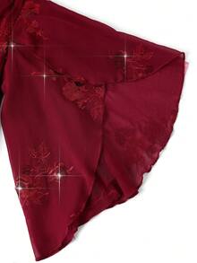 Ellevyn Women's Elegant Party Sequin Embroidery Twist Dress Valentines Day Dress Valentine's Day Valentine Outfits For Women   Bridesmaid Dress Wedding Guest Dress For Women  Wedding Guest Dress  Wedding Party Dress  Weddings & Events  Birthday Outfit For Women   Spring Outfit Women Summer Outfits   Jalabiya  Dress   Red Dress For Women