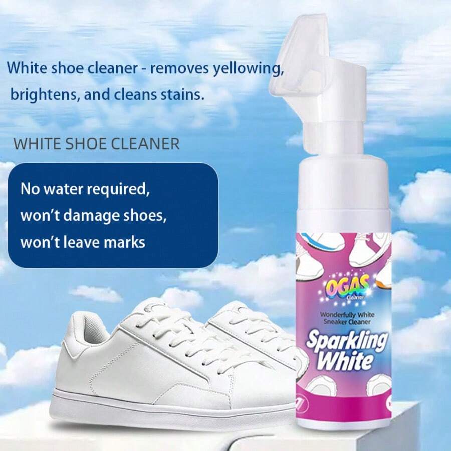 1件 2件 批发白色鞋清洁剂，鞋类和运动鞋去污剂和增白剂，白色鞋清洁剂，泡沫干洗剂。 - 彩色 - 查看 1