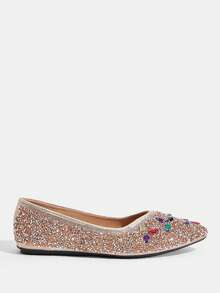 CUCCOO TILAWA Women Flats - Gold 1 - View 2