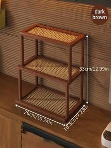 1 Giá để cốc và ly nhiều tầng bằng tre - Dễ lắp ráp, thích hợp để cất giữ đồ dùng trong nhà bếp và phòng ăn, có thể đựng cốc và ly nước - Hoàn thiện bằng tre tự nhiên, tiết kiệm không gian trang trí nhà cửa và sắp xếp đồ dùng trên mặt bàn, đồ dùng nhà bếp bằng tre - màu nâu - Xem 5