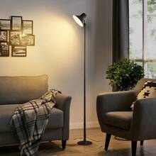 1PC 57 Inch Modern Height Adjustable Led Floor Lamp, USB Powered 3000K-6500K Brightness Dimmable Table Lamp, Indoor Multipurpose Corner Standing Light For Living Room, Bedroom, Study And Office Decor - Black - View 13