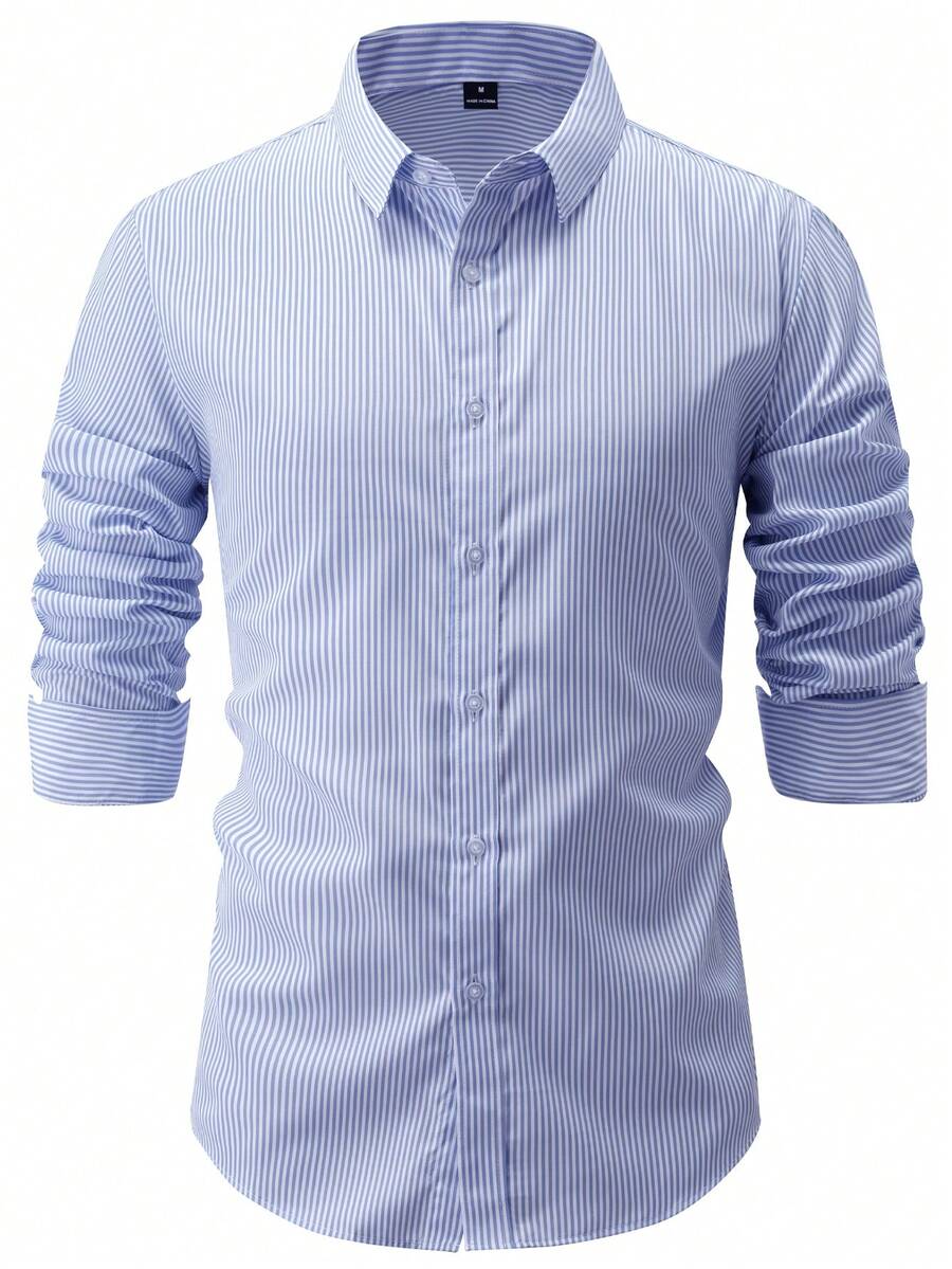 Manfinity Bizformal Men Shirts - Blue - View 1
