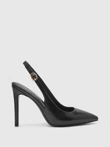 CUCCOO BIZCHIC New Versatile Pointed Toe High Heels For Women Spring Shoes - Graphite Black - View 2