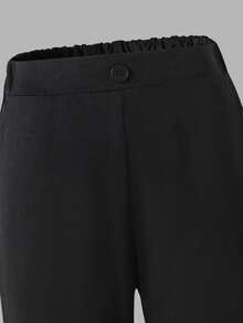 Bộ vest đen 2 món dành cho bé trai tuổi teen, gồm áo vest không tay và quần tây, trang phục lịch sự và trang trọng cho tiệc sinh nhật, sự kiện buổi tối, đám cưới, lễ rửa tội, kỷ niệm, cũng như buổi biểu diễn piano/violin, lễ tốt nghiệp và các dịp trang trọng khác. - màu đen - Xem 5