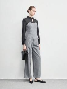 CUCCOO BIZCHIC 女士黑色露跟露趾凉鞋，百搭平底凉鞋，夏季鞋款 - 黑色 - 查看 2