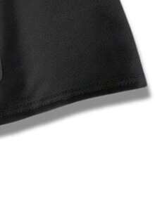 ROMWE MEN Camiseta de manga corta de cuello redondo con bordado de corazón, de uso casual y versátil para uso diario para hombres - Negro - Ver 5