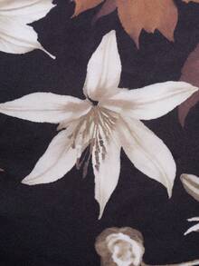 EGENSIO 男士数码树叶印花圆领长袖T恤 - 彩色 - 查看 4