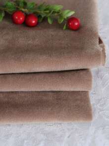 1 件连衣裙和裙子面料，单面短绒面料，超级柔软，适合 DIY 项目、手工缝纫、家纺、缝纫、工艺品、经编绒面料。 - 彩色 - 查看 7