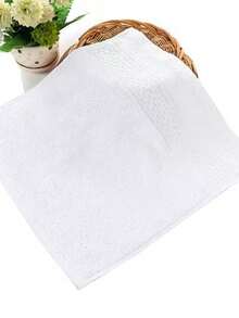 This Three-Piece High-Quality Pure Cotton Towel Set Comes In Three Sizes: 140cm/55.1 Inches, 75cm/29.5 Inches, And 34cm/13.4 Inches. It Includes One Face Towel, One Hand Towel, And One Bath Towel. Perfect For Everyday Use. The Color Is Gray. - White - View 7