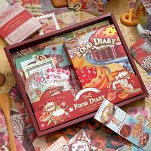 Sweet Moments Stationery Gift Set, Including Notebook, Stickers, Washi Tape, Pen, Birthday, Ins Style Gift - Multicolor - View 8