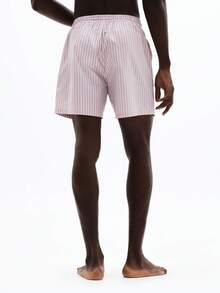 SUMWON Vertical Striped Beach Shorts With Elastic Waistband Side Pockets Summer Vacation Swim Trunks Casual Boardwear - Multicolor - View 2