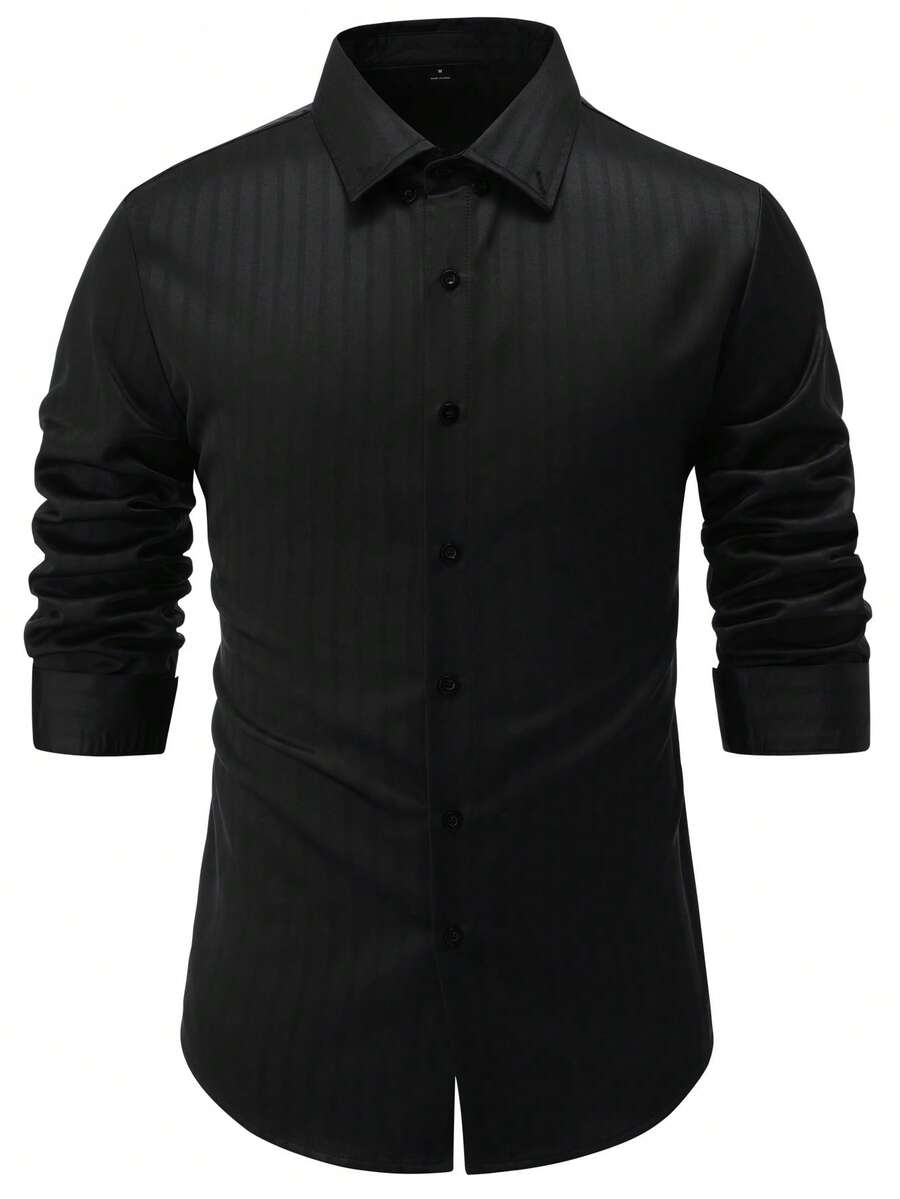 Manfinity Bizformal Men Shirts - Black - View 1