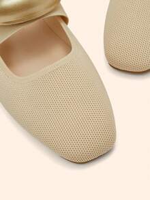 CUCCOO BASICS 女士金属装饰休闲套脚乐福鞋 - 杏色 - 查看 5