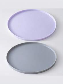 1PC/2PCS Silicone Pet Feeding Mat Dog Food Water Pad Puppy Diner Raised Rubber Bowl Mat Waterproof Cat Dog Tray Anti Spill For Medium Small Pets Non Slip Easy Clean - Multicolor - View 10