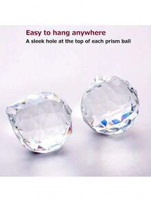 水晶棱镜阳光捕捉器 - 彩虹制造器，适用于家居和派对装饰，是婚礼、订婚、生日和毕业典礼的完美礼物 - 2 厘米/0.78 英寸 - 查看 7