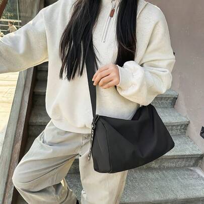 Bolso de lona para exteriores, bolsa de viaje, bolsa de deporte, bolsa casual de gran capacidad para exteriores, correa de hombro ajustable, cómoda y resistente al desgaste