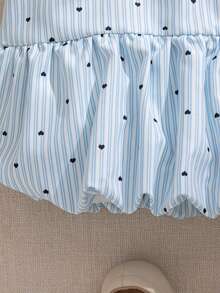 Souflis Souflis 法国新款女婴夏季连衣裙，可爱彼得潘领无袖公主裙，饰以爱心印花和樱桃刺绣，甜美时尚，适合外出、上学、购物等场合。 - 彩色 - 查看 9