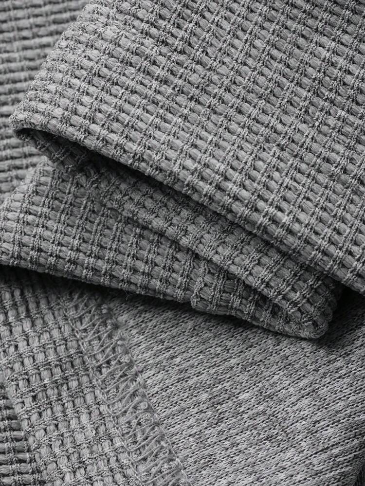 Women's Loose Solid Color Wide Leg Pants, Elastic Waist Casual Sports Trousers, Spring/Autumn