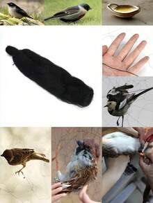 1 Pc Set Of Bird Net, Plastic/Nylon Bird Repellent Net, Trap For Protecting Crops, Ponds, Fishing Nets, Fruit Trees, Flowers, Gardens, And Pest Control Tools. - Black - View 5