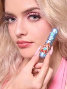 The Winx X SHEIN 5毫升/0.2盎司糖果色可重复灌装香水喷雾瓶，底部灌装，自压泵式，可爱甜美迷你便携化妆品瓶，带可视窗口，方便旅行和飞机携带，金色、粉色和蓝色 - 彩色 - 查看 8