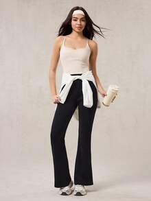 OutZeal 女士可调节肩带运动背心，日常休闲都市风 - 杏色 - 查看 6