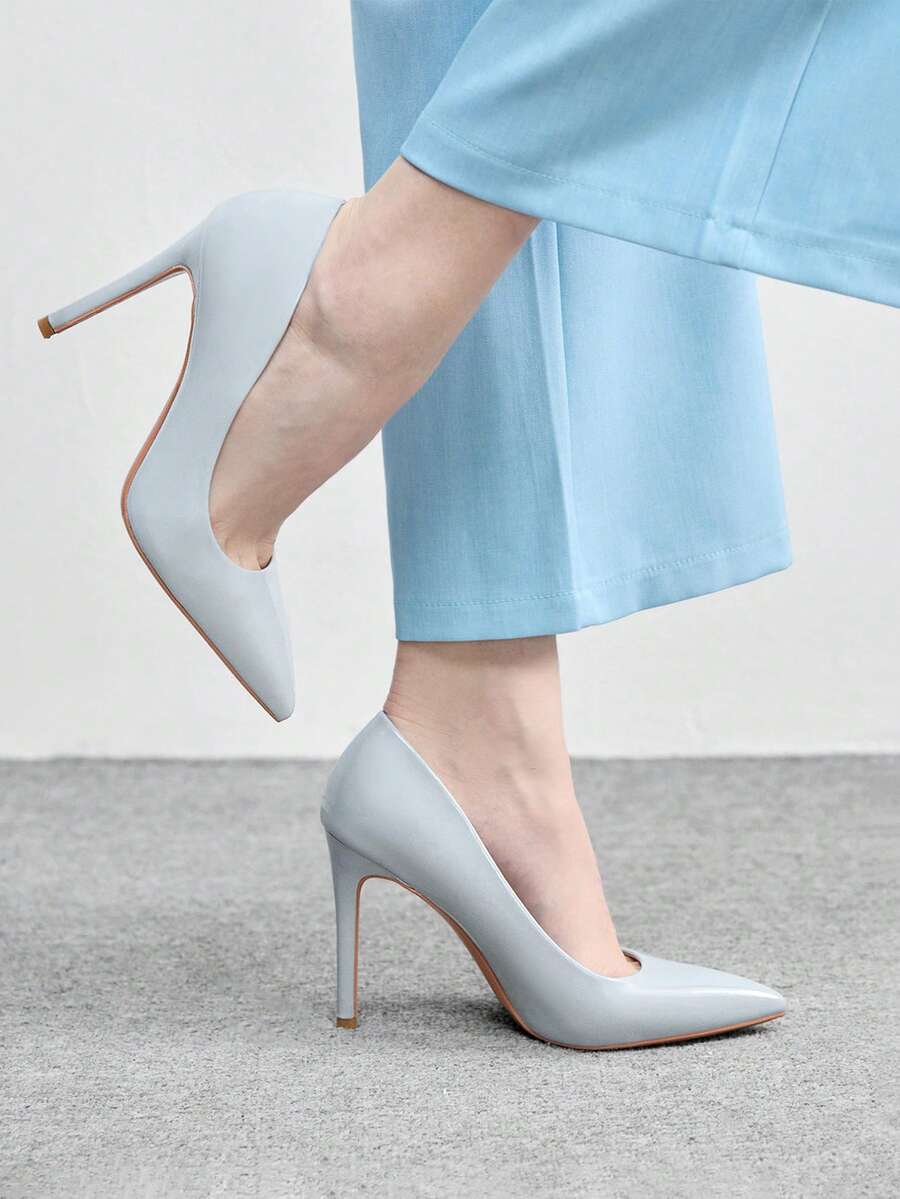 CUCCOO BIZCHIC New Fashion Pointed Toe High Heel Pumps For Women Spring Shoes Spring Break Easter For Christmas Spring Shoes - Light blue - View 1