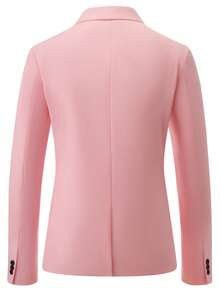 Manfinity Bizformal 男士西装外套 - 粉色 - 查看 2