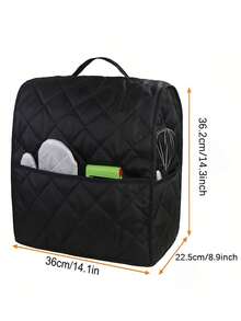 1pc, Stand Mixer Cover For KitchenAid, Mixer Dust Proof Cover With Accessory Storage Pockets And Handles, Fits All Tilt Head & Bowl Lift Models - Multicolor - View 3