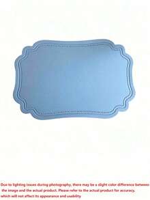 4-Piece Set Meal Mat, Pressed Nordic Style Cup Mat, Dining Mat, Kitchen Accessories, Dining Table Mat, Heat-Resistant And Heat-Resistant Western Style Dining Mat, Suitable For Holiday Decoration, Party Decoration, Desktop Protection Decoration, - Multicolor - View 6