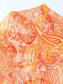 Swim Vcay Women's Retro Paisley Print 3-Piece Bikini Set, New 2026 Spring/Summer Collection, Sunbathing, Beach Party, Vacation, Swimwear - Multicolor - View 6