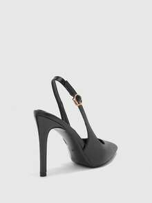CUCCOO BIZCHIC New Versatile Pointed Toe High Heels For Women Spring Shoes - Graphite Black - View 8