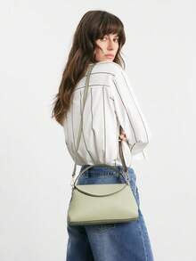 SHECARRY Túi xách nữ kiểu dáng thường ngày, tiện dụng cho việc đi làm - màu xanh lá - Xem 8