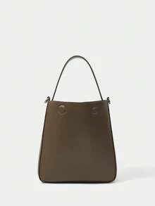 SHECARRY 女士时尚百搭手提包，适合日常通勤 - 綠色 - 查看 4