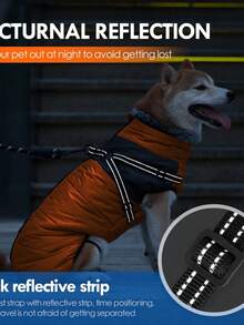 Dog Winter Jackets For Large Dogs,Dog Coat With Harness Built In,Waterproof Dogs Snowsuits Warm Pet Jacket Zip Up Fleece Cold Weather Coats Reflective Puppy Vest With - Multicolor - View 6