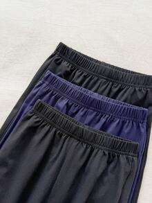 SHEIN 男宝宝夏季多色条纹圆领短袖T恤和锥形长裤六件套。可爱又讨喜的款式，舒适百搭。适合居家休闲、上下学通勤、度假旅行、去社区公园等各种场合，可爱又时尚。 - 彩色 - 查看 7