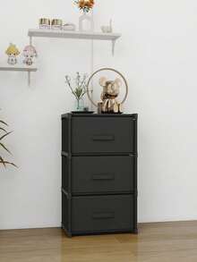 Closet; Portable Closet, Closet Organizer, Autumn Decorative Home Supplies. Multi-Functional, Available In Medium Size, Cube Storage Cabinet With Drawers, Dust-Proof Closet, Shelves, Shoe Rack, Shoe Cabinet, Independent Display Stand, Freely Assembleable, Floor-Standing Assembly Storage Rack, Bookshelf - Multicolor - View 11