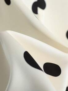 GlowEve New High Waist Polka Dot Pattern Slimming Elegant Women's Skirt Fall Cloth For Women - Apricot - View 6