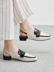 CUCCOO BIZCHIC Women's Casual Slip-On Mule Slippers, Flat Backless Loafers - Multicolor - View 1