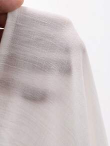 DAZY Women's Floral Embroidery Loose Stand Collar Elegant Vacation Blouse, Spring/Autumn - White - View 7