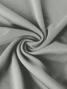 Sport MetroGents 男士杠铃印花宽松圆领短袖运动T恤 - 黑色 - 查看 9