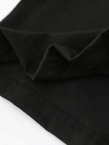 SHEIN Explorewe Áo thun ngắn tay cơ bản cho bé trai tuổi teen, phong cách mùa xuân và hè: Sáng tạo, cá tính, tươi mới, tối giản, in hình số 67 hoạt hình nhân vật ngộ nghĩnh, âm nhạc, chữ cái và khẩu hiệu. Thoải mái khi mặc hàng ngày, ấm áp cho mùa hè và thu. Lấy cảm hứng từ thiên nhiên, phù hợp cho mùa xuân, hè và thu. - màu đen - Xem 5