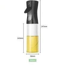 1pc 200ml/300ml/500ml Water Mist Spray Bottle With Fine Mist Sprayer, Refillable Continuous Fine Mist Spray Bottle Suitable For Kitchen, Living Room, Bathroom, Garden - White - View 10