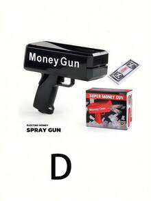 Raining Money Banknote Gun 100pcs Toy Money Fashion Party Outdoor Games Fun Funny Gift - Multicolor - View 9