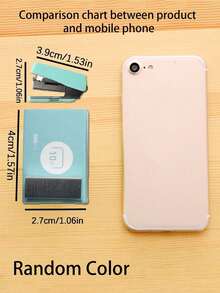 1PC/3Pcs Super Small Cute Stapler With Staple, School Supplies,Small Gifts For Friends And Classmates, ,Back To School, Christmas - Multicolor - View 2